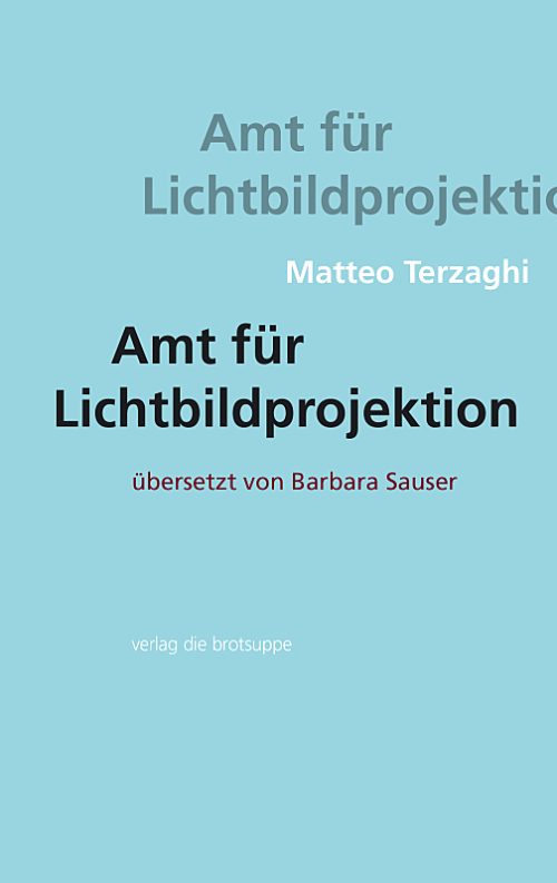Amt für Lichtbildprojektion [Ufficio proiezioni luminose]